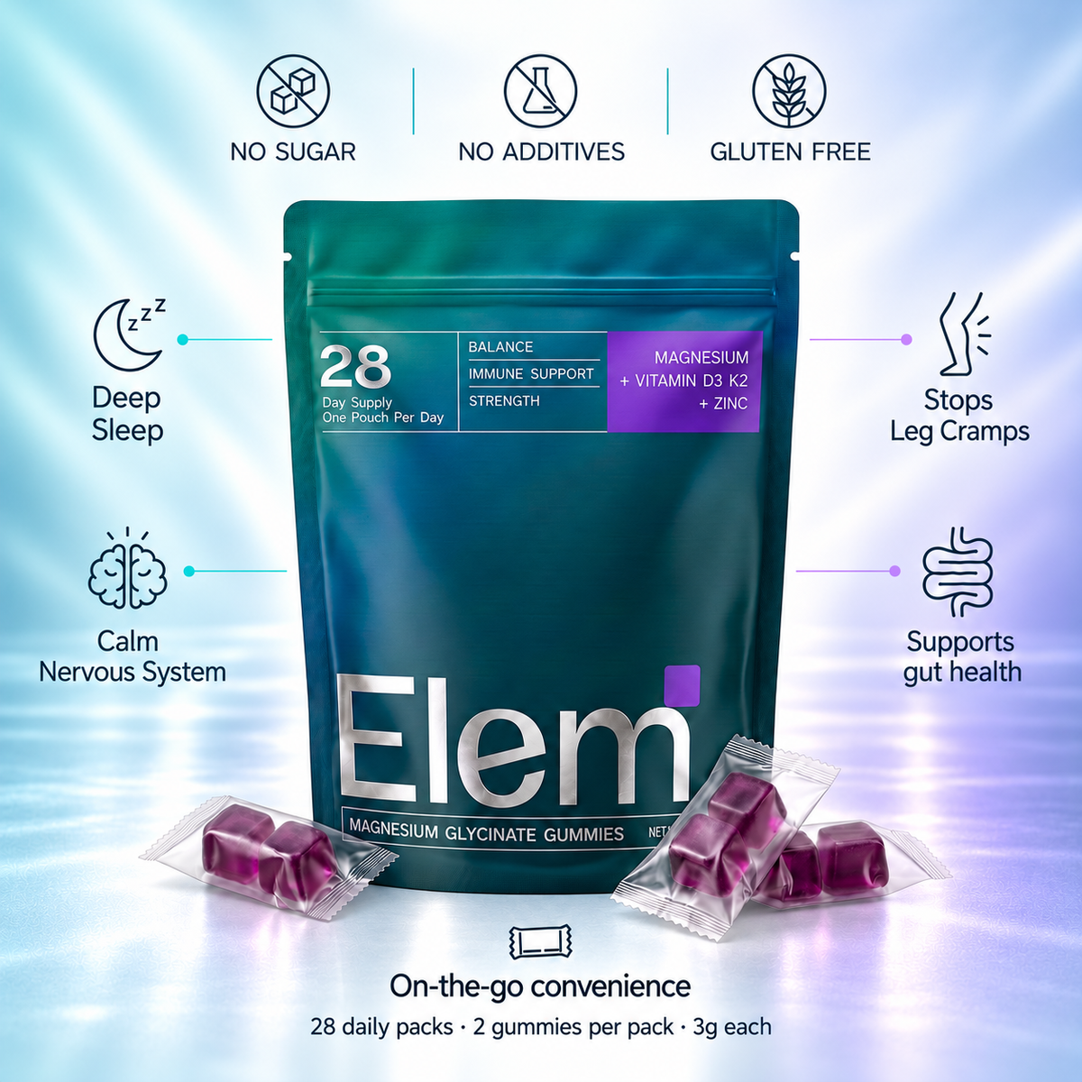 Elem™ Magnesium Bisglycinate Gummies